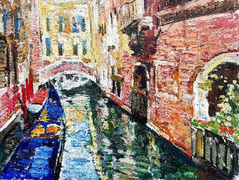 Venice 2017 32x38 - Italy Original Painting - Fedor Mukhin