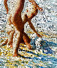 Boys on the Beach 2016 46x34 - Huge Original Painting by Olga Mukhina - 4