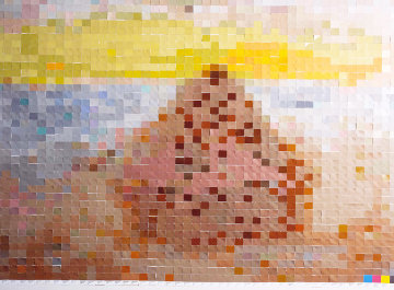 Haystack, After Monet #3 2001 Limited Edition Print - Vik Muniz Haystack, After Monet #3 2001 Limited Edition Print - Vik Muniz