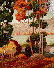 House in the Woods 28x22 Original Painting by Don Munz - 0