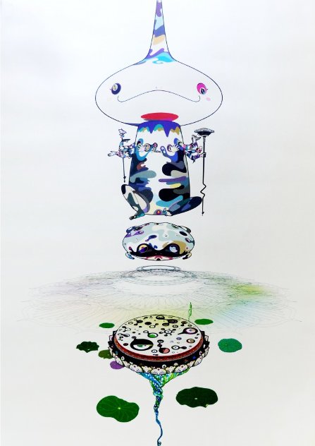 Reversed Double Helix 2005 Limited Edition Print by Takashi Murakami