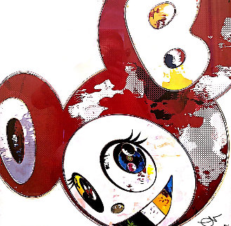And Then X 6, Hello (Red: The Polke Method) 2013 Limited Edition Print - Takashi Murakami And Then X 6, Hello (Red: The Polke Method) 2013 Limited Edition Print - Takashi Murakami