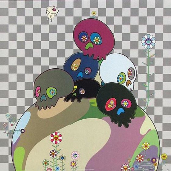 Skull Rock by Takashi Murakami - For Sale on Art Brokerage