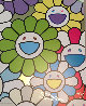 A Little Flower Painting: Yellow, White, And Purple Flowers Limited Edition Print by Takashi Murakami - 3