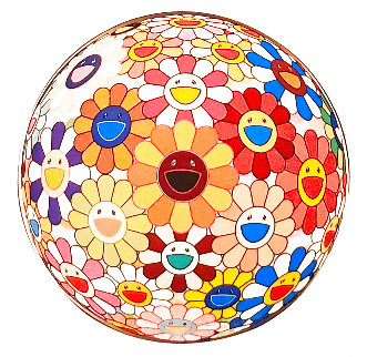 Flower Ball - Sunflower 2007 Limited Edition Print - Takashi Murakami Flower Ball - Sunflower 2007 Limited Edition Print - Takashi Murakami