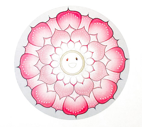Lotus Flower - Pink 2008 Limited Edition Print - Takashi Murakami