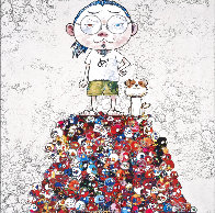 Pom and Me: on the Red Mound of Death Limited Edition Print by Takashi Murakami - 0