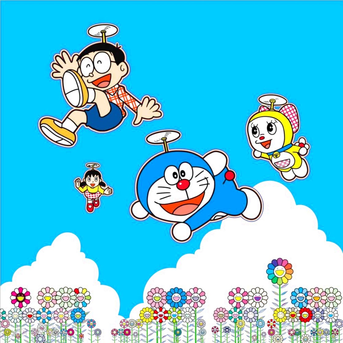 Doraemon So Much Fun, Under the Blue Sky 2020 Limited Edition Print by Takashi Murakami