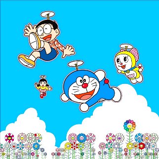 Doraemon So Much Fun, Under the Blue Sky 2020 Limited Edition Print - Takashi Murakami