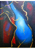 Into the Light 2004 40x30  Huge Original Painting by Elaine Murphy - 1