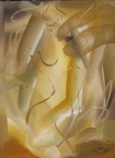 Golden Glow 2004 Original Painting - Elaine Murphy Golden Glow 2004 Original Painting - Elaine Murphy