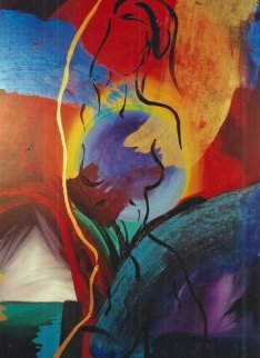 Eclipse 2004 40x50 Original Painting - Elaine Murphy Eclipse 2004 40x50 Original Painting - Elaine Murphy