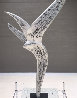 Spring Growth Aluminum Sculpture 1996 48 in - Huge Sculpture by James C. Myford - 1