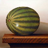 Nu Realism Still Life 36x36 (Watermelon) Original Painting by Mario Myung - 0