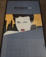Art Expo NY AP 1981 Limited Edition Print by Patrick Nagel - 2 Art Expo NY AP 1981 Limited Edition Print by Patrick Nagel - 2