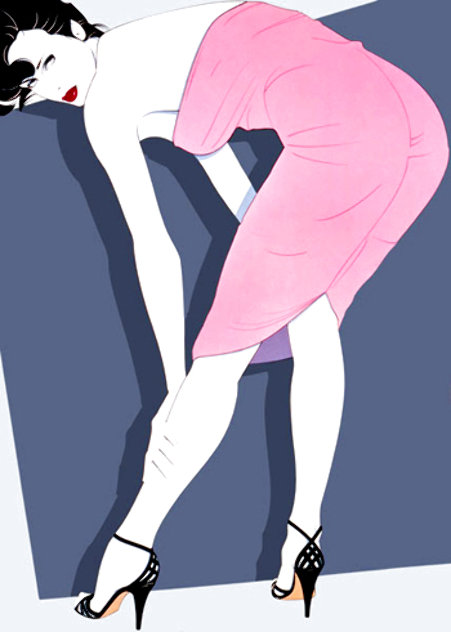 Shannon 1990 - Huge HS Limited Edition Print by Patrick Nagel