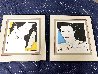 Mask I and II Diptych 1983 Limited Edition Print by Patrick Nagel - 1