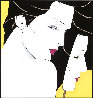 Mask I and II Diptych 1983 HS Limited Edition Print by Patrick Nagel - 0