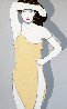 Yellow Dress 1980 - Huge HS Limited Edition Print by Patrick Nagel - 0
