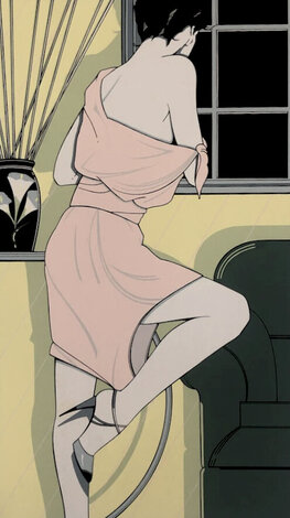 Just Looking 1978 HS Limited Edition Print - Patrick Nagel