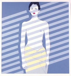 Venetian Lady Ap 1981 Limited Edition Print - Patrick Nagel Venetian Lady Ap 1981 Limited Edition Print - Patrick Nagel
