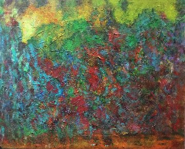 Dreams Land 2 2019 25x31 Original Painting - Linda Naili Dreams Land 2 2019 25x31 Original Painting - Linda Naili