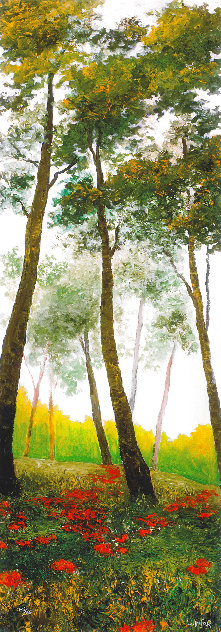 Summer Forest 2015 Embellished Limited Edition Print by David Najar