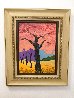Rose Color Leaves - Painting -  2016 24x19 Original Painting by David Najar - 1