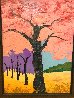 Rose Color Leaves - Painting -  2016 24x19 Original Painting by David Najar - 2