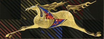 Horse in the Thunder 1986 Limited Edition Print - Tadashi Nakayama Horse in the Thunder 1986 Limited Edition Print - Tadashi Nakayama