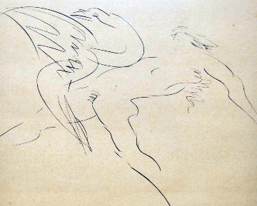Leda And the Swan 1980 Limited Edition Print - Reuben Nakian Leda And the Swan 1980 Limited Edition Print - Reuben Nakian