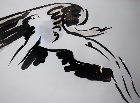 Leda And the Swan 1980 40x52 Huge Works on Paper (not prints) - Reuben Nakian