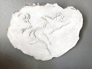 Europa and the Bull Relief Plaster Sculpture 1963 17 in Sculpture - Reuben Nakian
