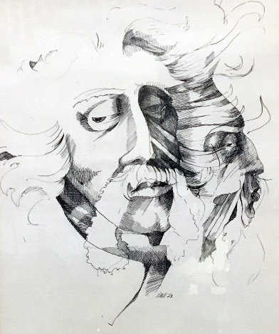 Study for  The Fall  Drawing 1972 12x10 Drawing -  Nall