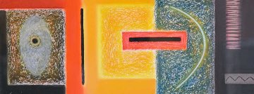 Pueblo Symbolism Series II 1995 21x38 Original Painting - Dan Namingha Pueblo Symbolism Series II 1995 21x38 Original Painting - Dan Namingha