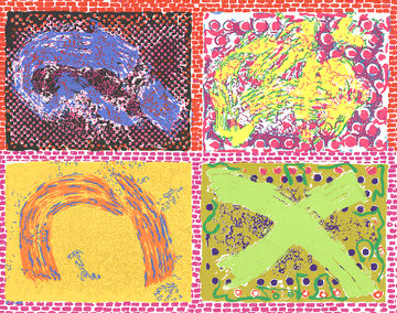 Community Holiday Festival 1980 AP Limited Edition Print - Nancy Graves Community Holiday Festival 1980 AP Limited Edition Print - Nancy Graves