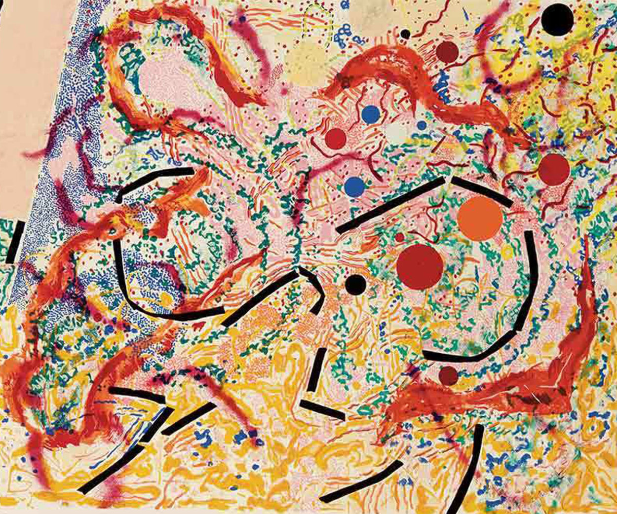 Vertigo (Padon 20), 1980 Limited Edition Print by Nancy Graves Vertigo (Padon 20), 1980 Limited Edition Print by Nancy Graves