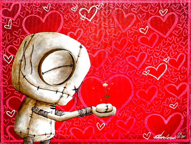 Feel the Love AP 2015 Embellished - Remark on Verso Limited Edition Print by Fabio Napoleoni