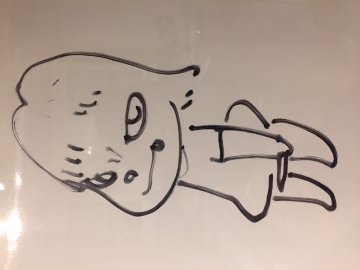 Untitled Drawing (Angry Girl) 2001 15x12 Drawing - Yoshitomo Nara Untitled Drawing (Angry Girl) 2001 15x12 Drawing - Yoshitomo Nara