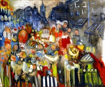 At the Market Place Super Huge Limited Edition Print - Natasha Turovsky At the Market Place Super Huge Limited Edition Print - Natasha Turovsky