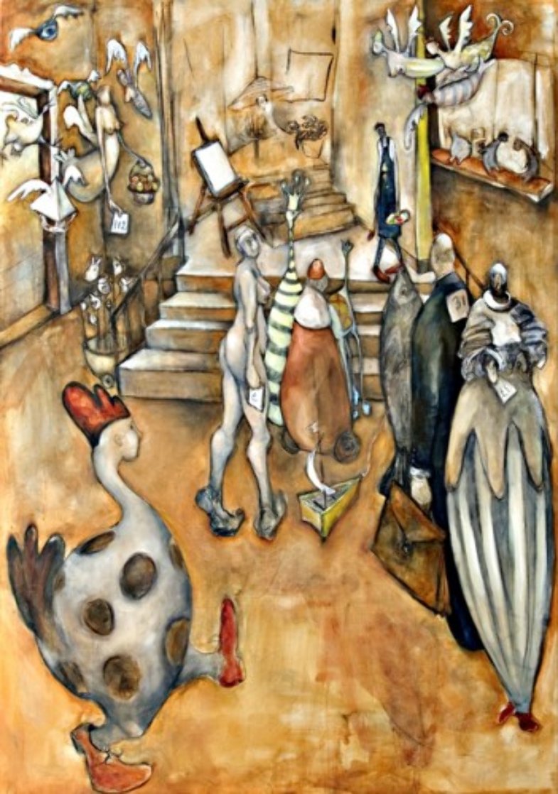Audition of the Muses By an Uninspired Artist AP 2006 Limited Edition Print by Natasha Turovsky Audition of the Muses By an Uninspired Artist AP 2006 Limited Edition Print by Natasha Turovsky