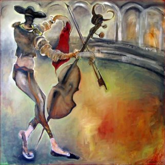 Bull Fight AP 2003 Limited Edition Print - Natasha Turovsky Bull Fight AP 2003 Limited Edition Print - Natasha Turovsky