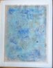 Intimate Lighting (Blue) 1974 - Framed Lithograph Limited Edition Print by Robert Natkin - 1