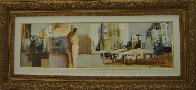 White City 23x48 Huge Original Painting by Adriana Naveh - 1 White City 23x48 Huge Original Painting by Adriana Naveh - 1