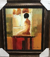 Contemplation 2006 32x27 Original Painting by Adriana Naveh - 1 Contemplation 2006 32x27 Original Painting by Adriana Naveh - 1
