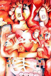 All For One, One For All 1997 Limited Edition Print - Alexandra Nechita All For One, One For All 1997 Limited Edition Print - Alexandra Nechita