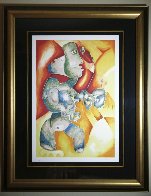 Green Hot Tea 1997 Limited Edition Print by Alexandra Nechita - 1 Green Hot Tea 1997 Limited Edition Print by Alexandra Nechita - 1