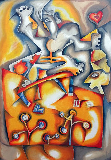 Hair Therapy 2001 Limited Edition Print - Alexandra Nechita Hair Therapy 2001 Limited Edition Print - Alexandra Nechita
