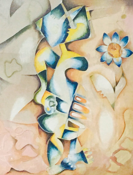 Earthly Flower 1999 by Alexandra Nechita - For Sale on Art Brokerage