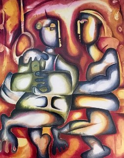 Soul Mates Forever 2001 Limited Edition Print - Alexandra Nechita Soul Mates Forever 2001 Limited Edition Print - Alexandra Nechita